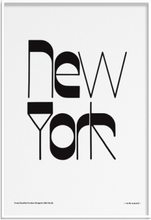 New York Home Decoration Posters & Frames Posters Black & White Multi/patterned Olle Eksell