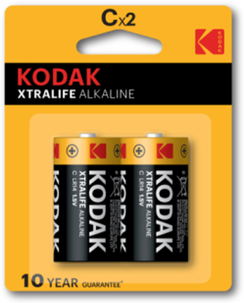 Kodak XTRALIFE Alk C-Cell 1x2 st