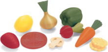 Green Garden Fruit & Vegetables In Net 10 Pcs Toys Multi/mønstret Dantoy*Betinget Tilbud