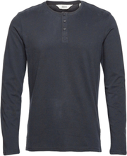 Sdvinton Tee Ls Tops T-Langærmet Skjorte Black Solid