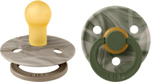 BIBS® Dummy Colour Camo Tie Dye - Green Mix 0-6 måneder 2 stk.