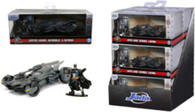 Batman Justice League Batmobile 1:32 Toys Toy Cars & Vehicles Toy Cars Svart Jada Toys*Betinget Tilbud