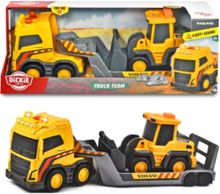 Volvo Truck Team, Try Me Toys Toy Cars & Vehicles Toy Vehicles Construction Cars Yellow Dickie Toys
