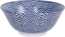 Nippon Blue Tayo Bowl 15.2 cm Waves