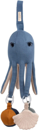 Activity Toy - Otto The Octopus Touch & Play Muddly Blue Toys Strollers & Accessories Stroller Toys Activity Toys Blå Filibabba*Betinget Tilbud