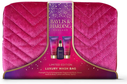 Baylis & Harding Midnight Fig & Pomegranate Deluxe Wash Bag