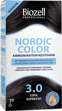 Biozell Nordic Color Permanent Hair Color Cool Espresso 3.0