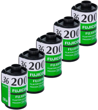 Fujifilm Fujicolor 200 135-36 EC 5-Pack, Fujifilm