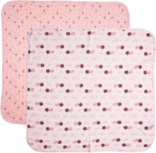 Baby Blanket -Aop Home Sleep Time Blankets & Quilts Rosa Pippi*Betinget Tilbud
