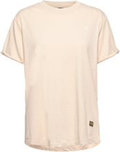 Lash Fem Loose R T S\S Wmn T-shirts & Tops Short-sleeved Creme G-Star RAW*Betinget Tilbud