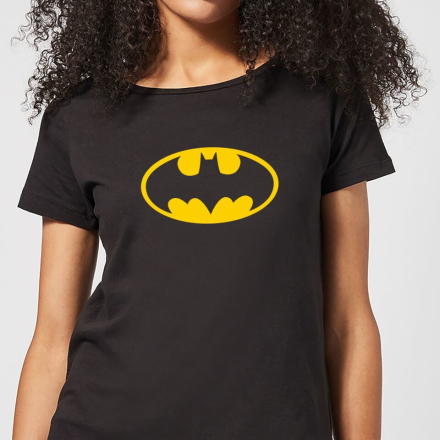 Justice League Batman Logo Women's T-Shirt - Black - L