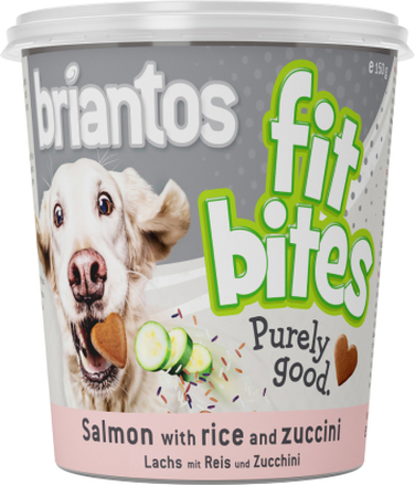Zum Probierpreis! Briantos "FitBites" Hundesnacks 150 g - Lachs (glutenfrei)