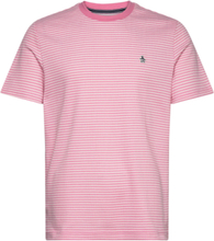 Piq Birdseye Fash Te Tops T-shirts Short-sleeved Pink Original Penguin