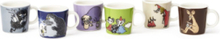 Moomin Minimug Set 6 Pcs 2Nd Classics Home Tableware Cups & Mugs Espresso Cups Multi/patterned Arabia