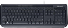 Microsoft Wired Keyboard 600 Kabling Tastatur Sort