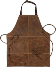 Apron Vintage Leather Home Textiles Kitchen Textiles Aprons Brown Scandinavian Home
