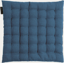 Pepper Seat Cushion Home Textiles Seat Pads Blå LINUM*Betinget Tilbud