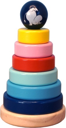 Moomin Stacking Rings Toys Baby Toys Educational Toys Stackable Blocks Multi/mønstret MUMIN*Betinget Tilbud