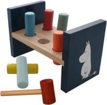 Moomin Hammerbench Toys Baby Toys Educational Toys Hammer Bench Toy Multi/patterned MUMIN