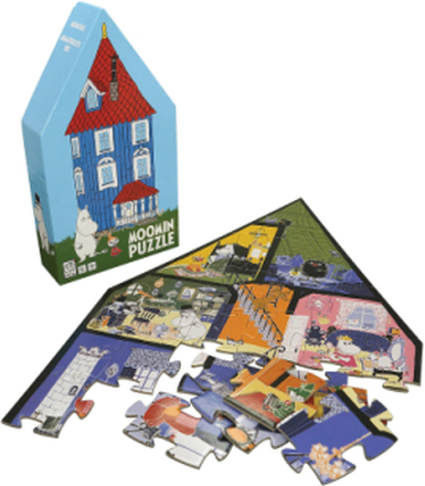 Moomin House Deco Puzzle Toys Puzzles And Games Puzzles Multi/mønstret MUMIN*Betinget Tilbud