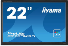 iiyama b2280wsd - 22 inch - 1680x1050 - DVI - VGA - Zwart
