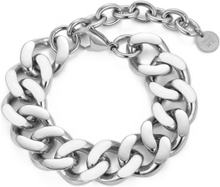Riviera Reversible Bracelet White/Gold Accessories Jewellery Bracelets Chain Bracelets Sølv Bud To Rose*Betinget Tilbud