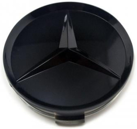 Mercedes Gloss Black Center Hub Alloy Wheel Cap 75mm 1 PCS