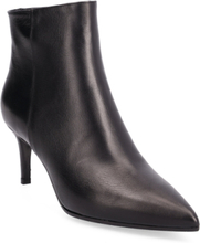 Low Classic Stilletto Bootie Shoes Boots Ankle Boots Ankle Boots With Heel Black Apair
