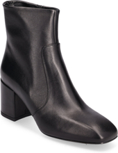 New Low Chuncky Heel Shoes Boots Ankle Boots Ankle Boots With Heel Black Apair