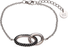 Harper Bracelet Black/Silver Accessories Jewellery Bracelets Chain Bracelets Silver Bud To Rose