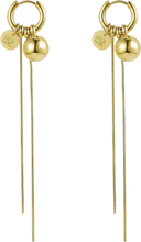 Fringe Earring Gold Örhänge Smycken Gold Bud To Rose