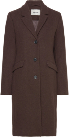 Pamela Coat Outerwear Coats Winter Coats Brown Modström
