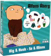 Alfons Åberg - Look And Remember Toys Puzzles And Games Games Educational Games Multi/mønstret Alfons Åberg*Betinget Tilbud