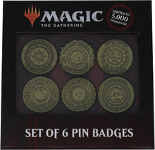 Magic the Gathering Limited edition set of 6 pins by Fanattik