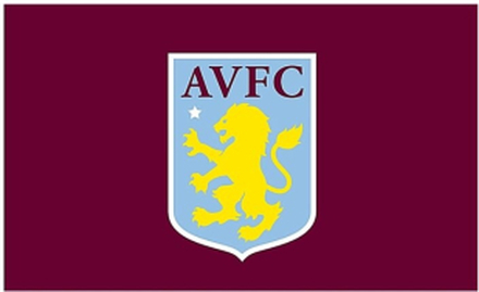 Aston Villa FC Flagga med kärnkorset