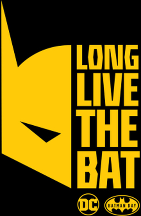 Batman Day Long Live The Bat Hoodie - Black - S - Black