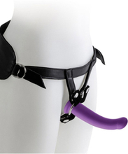 Virgite Harness With Purple Dildo Medium Strap-on med sele