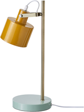 Ocean Bordlampe Curry/Messing/Turkis Home Lighting Lamps Table Lamps Multi/mønstret Dyberg Larsen*Betinget Tilbud