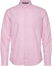 Ls Cttn Lnn Ecovero Tops Shirts Casual Pink Original Penguin