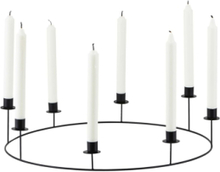 "Candle Stand, Ring Home Decoration Candlesticks & Lanterns Candlesticks Black House Doctor"