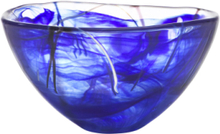 "Contrast Blue Bowl D 160Mm Home Tableware Bowls Breakfast Bowls Blue Kosta Boda"