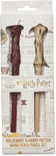 Harry Potter, Wand Pen & Pencil Set Toys Creativity Drawing & Crafts Drawing Stati Ry Rød Harry Potter*Betinget Tilbud