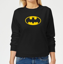 Justice League Batman Logo Women's Sweatshirt - Black - XS