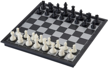 Reis schaak opklapbaar magnetisch bord 24 x 24 cm