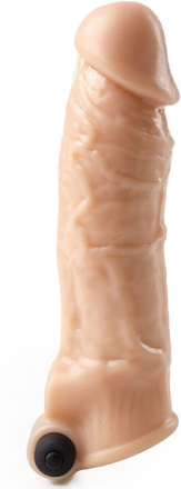 Vergite Realistic Sleeve With Vibration Flesh 21cm Penisöverdrag med vibration