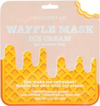 Kocostar Waffle Mask Ice Cream Beauty Women Skin Care Face Masks Sheetmask Nude KOCOSTAR