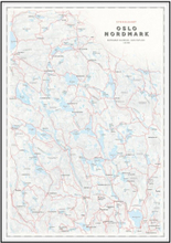 Dapa Maps Oslo Nordmark Sykkelkart 50 x 70 cm, 1:60 000