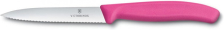 Spelucchino ondulato manico ergonomico rosa - Victorinox Swissclassic