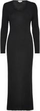 Kora Knitted Dress Maxiklänning Festklänning Black Marville Road