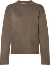 Merato-M Tops Knitwear Jumpers Green MbyM